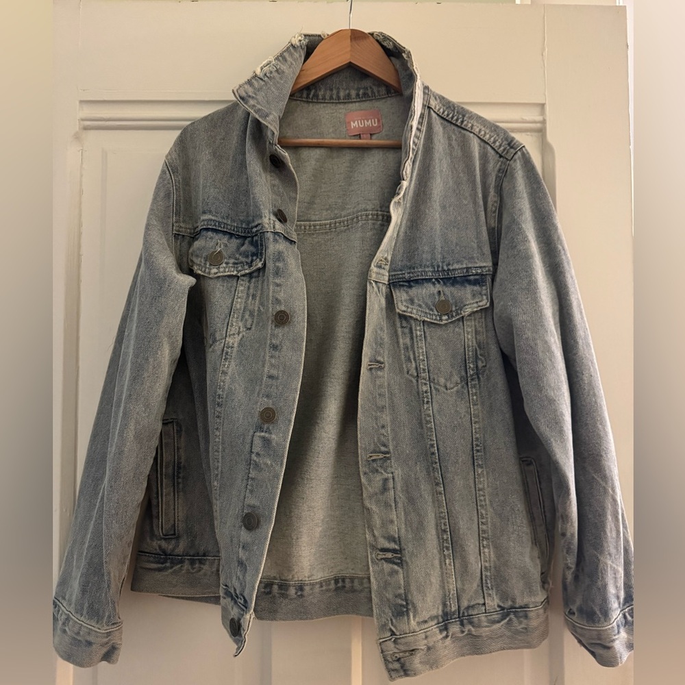 Show Me Your MuMu Light Blue Jean Jacket